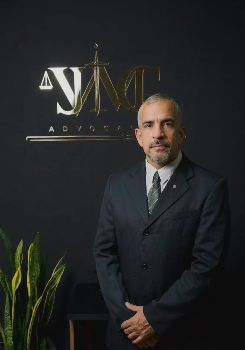 Retrato de Norberto Florindo, equipe JVMG Advocacia